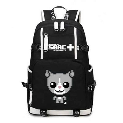 The Binding of Isaac Laptop School Backpack - Shoulder Travel Bags for Teenagers (18.5x11.8 in)