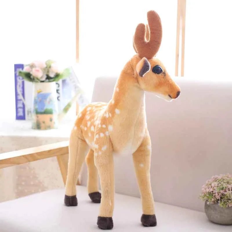 Simulation Sika Deer Plush Toy (11.8-35.4 in) - Large Stuffed Animal Doll Gift