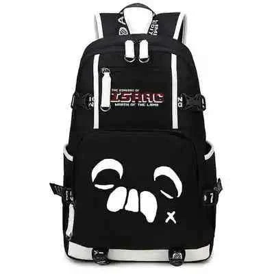 The Binding of Isaac Laptop School Backpack - Shoulder Travel Bags for Teenagers (18.5x11.8 in)