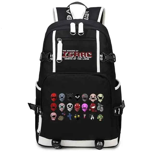The Binding of Isaac Laptop School Backpack - Shoulder Travel Bags for Teenagers (18.5x11.8 in)
