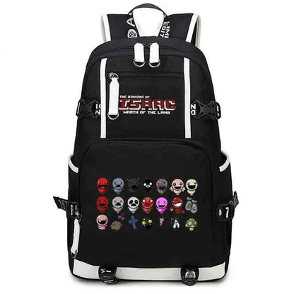 The Binding of Isaac Laptop School Backpack - Shoulder Travel Bags for Teenagers (18.5x11.8 in)