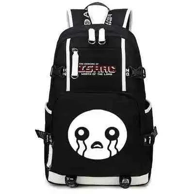 The Binding of Isaac Laptop School Backpack - Shoulder Travel Bags for Teenagers (18.5x11.8 in)
