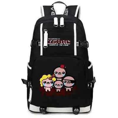 The Binding of Isaac Laptop School Backpack - Shoulder Travel Bags for Teenagers (18.5x11.8 in)