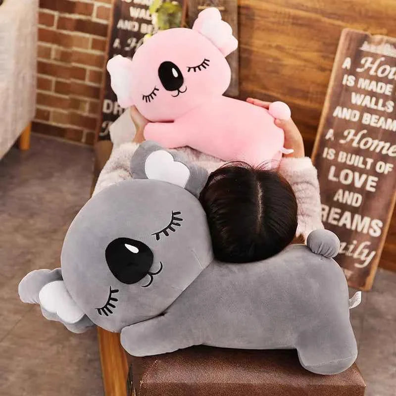 Giant Kawaii Koala Plush Toy (13.8-29.5 in) - Soft Stuffed Animal Sleeping Pillow Gift