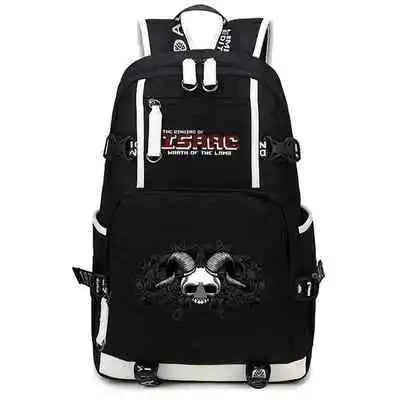 The Binding of Isaac Laptop School Backpack - Shoulder Travel Bags for Teenagers (18.5x11.8 in)