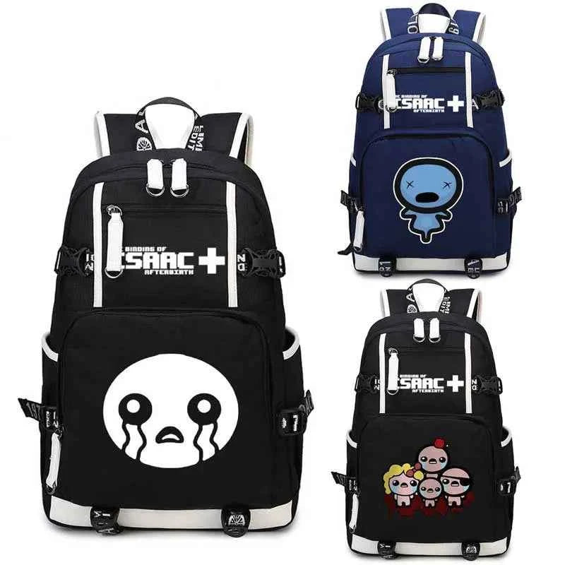 The Binding of Isaac Laptop School Backpack - Shoulder Travel Bags for Teenagers (18.5x11.8 in)