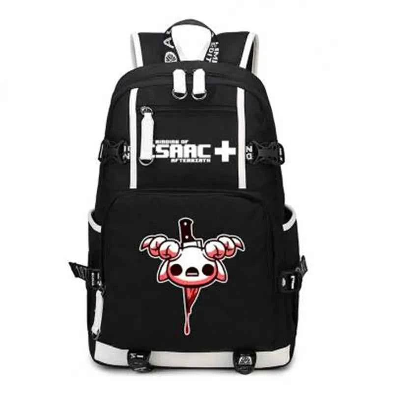 The Binding of Isaac Laptop School Backpack - Shoulder Travel Bags for Teenagers (18.5x11.8 in)