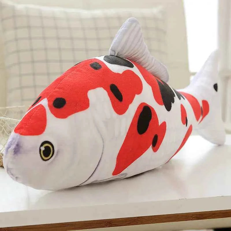 Giant Koi Fish Plush Toy – Realistic Carp Stuffed Animal Body Pillow