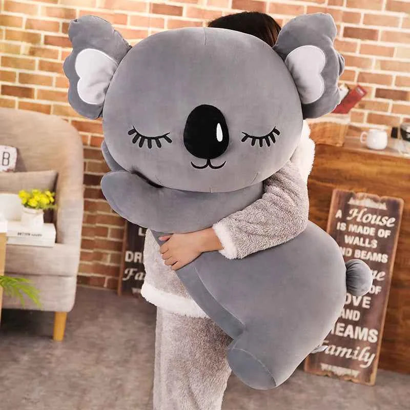 Giant Kawaii Koala Plush Toy (13.8-29.5 in) - Soft Stuffed Animal Sleeping Pillow Gift