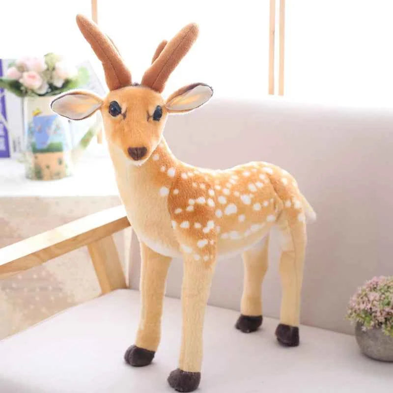 Simulation Sika Deer Plush Toy (11.8-35.4 in) - Large Stuffed Animal Doll Gift