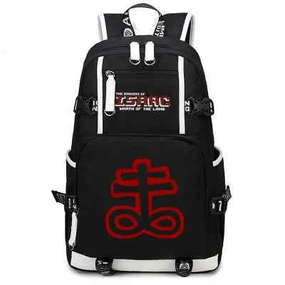 The Binding of Isaac Laptop School Backpack - Shoulder Travel Bags for Teenagers (18.5x11.8 in)