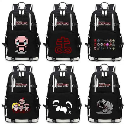The Binding of Isaac Laptop School Backpack - Shoulder Travel Bags for Teenagers (18.5x11.8 in)