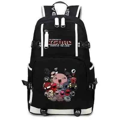 The Binding of Isaac Laptop School Backpack - Shoulder Travel Bags for Teenagers (18.5x11.8 in)
