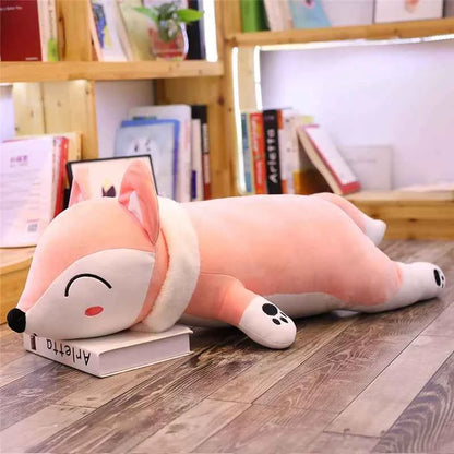 Kawaii Fox Plush Doll - Soft Stuffed Animal Pillow and Gift, 3 Colors and 5 Sizes