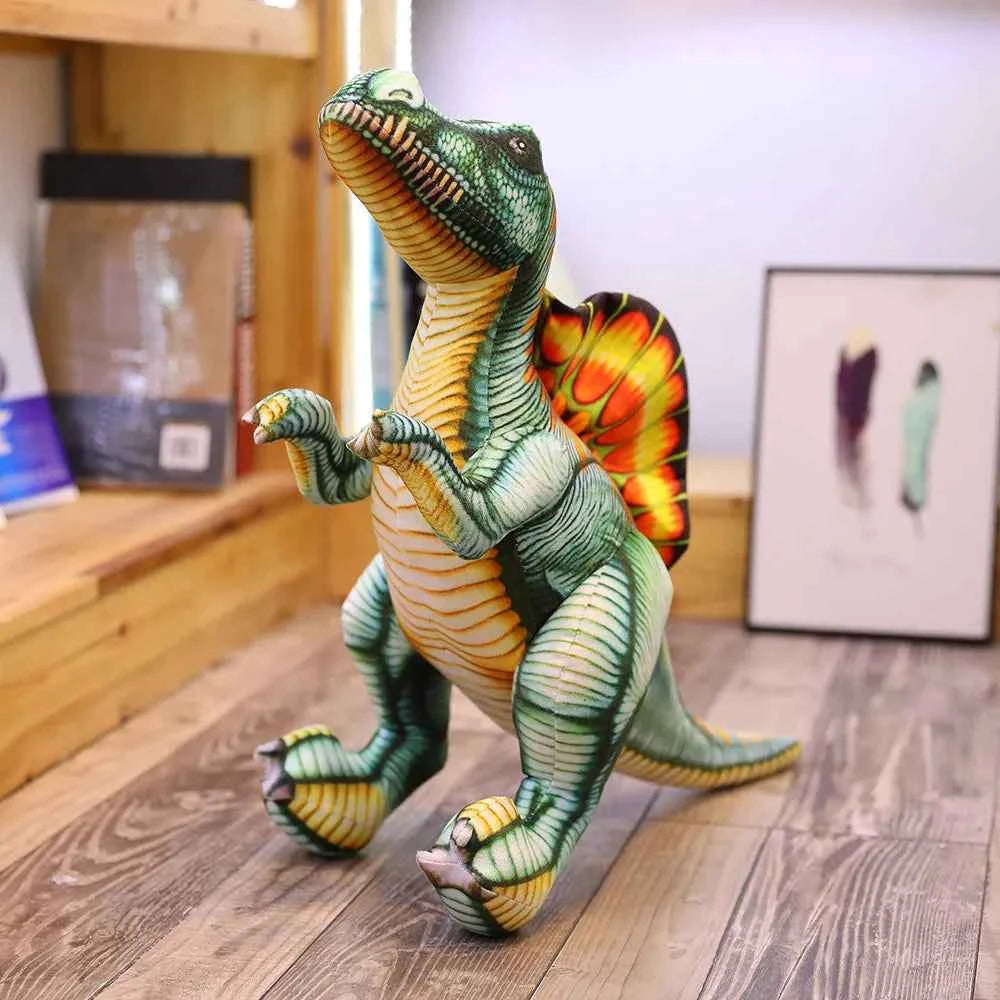 Spinosaurus Plush Toy – Giant Realistic Dinosaur Stuffed Animal Pillow