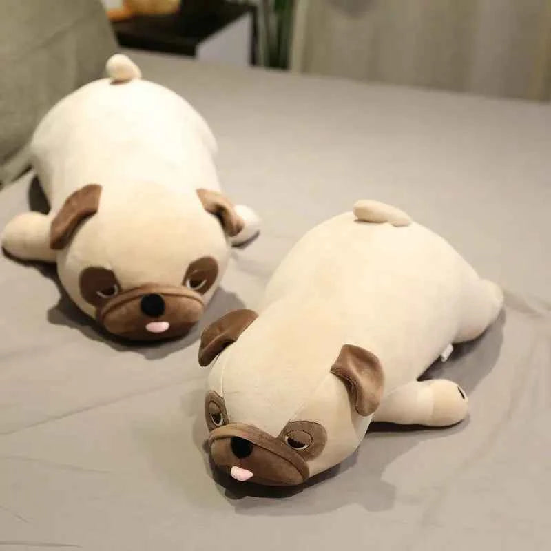 New Arrive Hot 55/65/75/90cm Cute Animal Kawaii Pug Dog Plush Toys Sleep Pillow Kids Birthday Gift Child Girl Xmas Valentine's