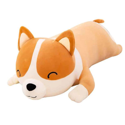 Giant Shiba Inu Plush Toy (23.6-47.2 in) - Cute Lying Dog Pillow Cushion Gift