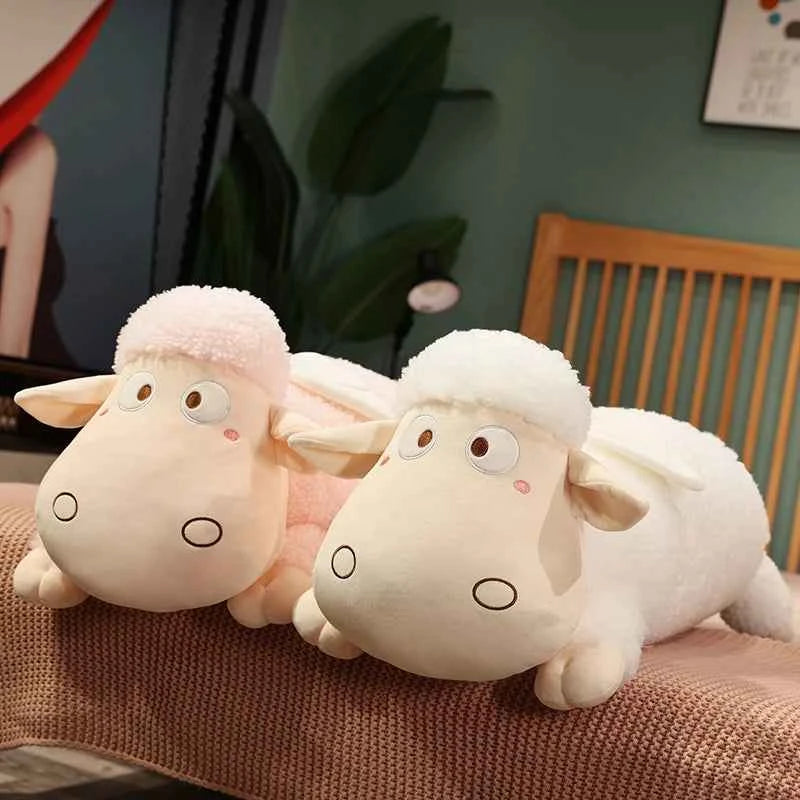 Angel Wing Lamb Plush Toy – Cute Sheep Stuffed Animal Body Pillow