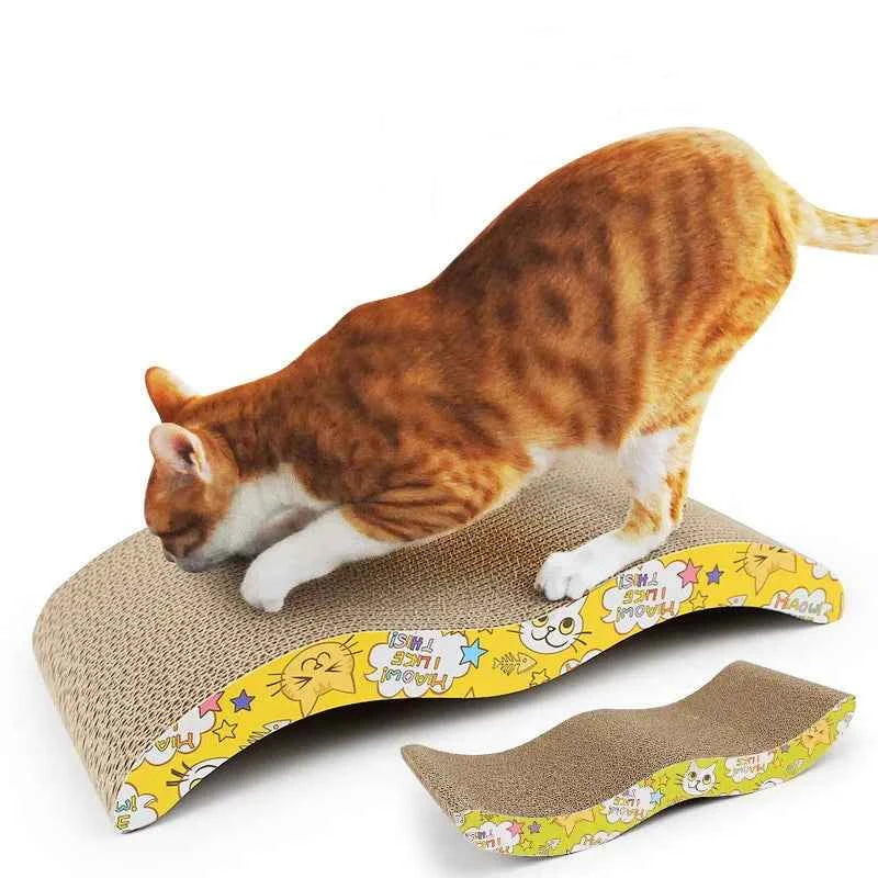 M-Shape Quality Corrugated Paper Cat Scratch Guards Pet Cat