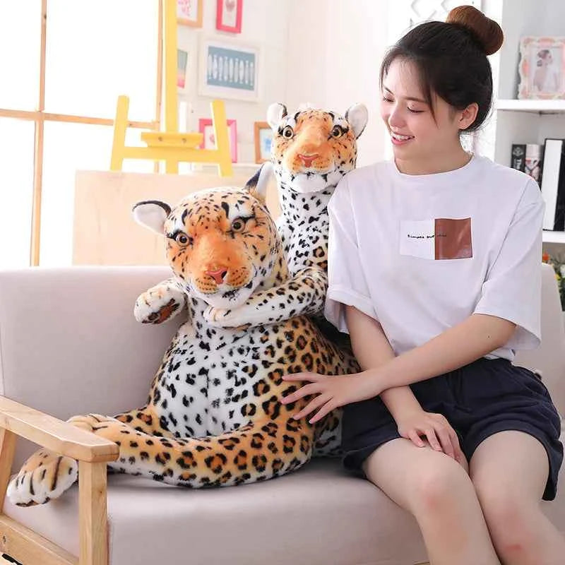 Giant Tiger/Panther Plush Toy (11.8-47.2 in) - Soft Stuffed Animal Pillow Gift