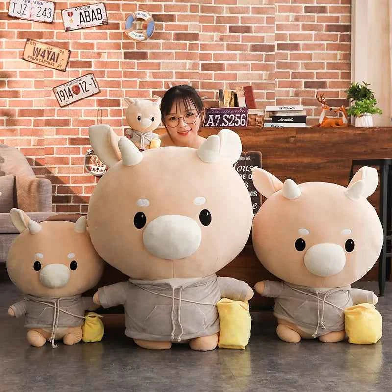 Cute Korean Drama Cow Plush Toy – Soft Dairy Cow Stuffed Animal Pillow
