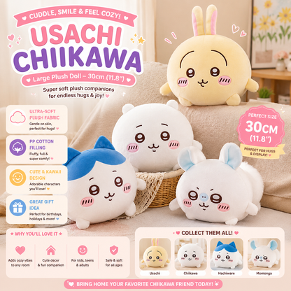 Large Size 30cm Usachi Chiikawa Doll Kawaii Plush Toy Bear