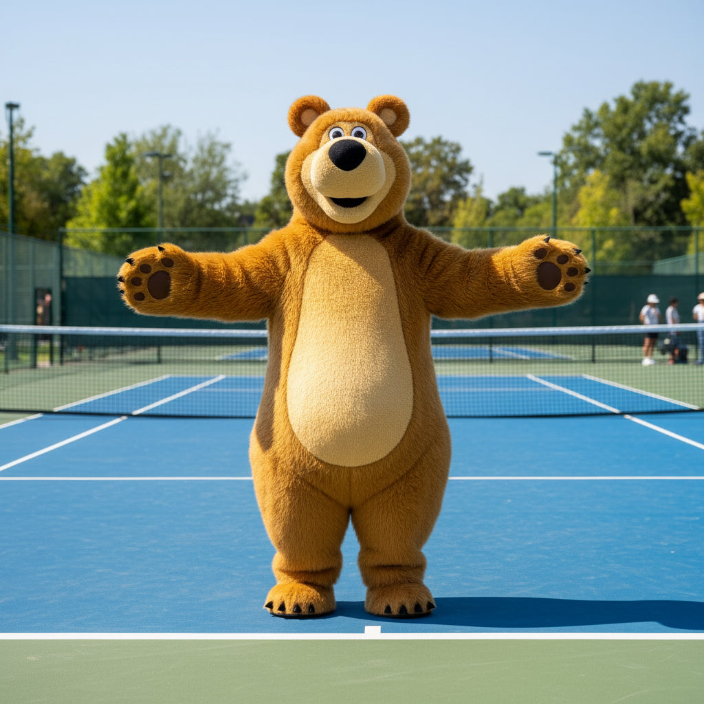 Giant Inflatable Martha Bear Costume – Adult Bear Mascot Suit Brown Martha Bear A