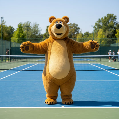 Giant Inflatable Martha Bear Costume – Adult Bear Mascot Suit Brown Martha Bear A