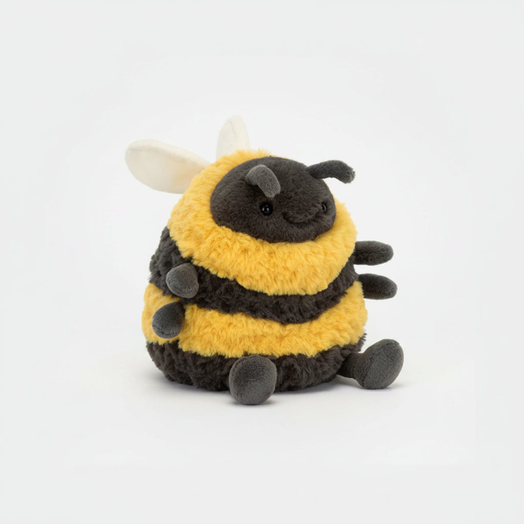 Kawaii Mini Animal Plush Toy – Soft Room Decor Doll Collection (Duck, Puppy, Owl, Bee) Bee
