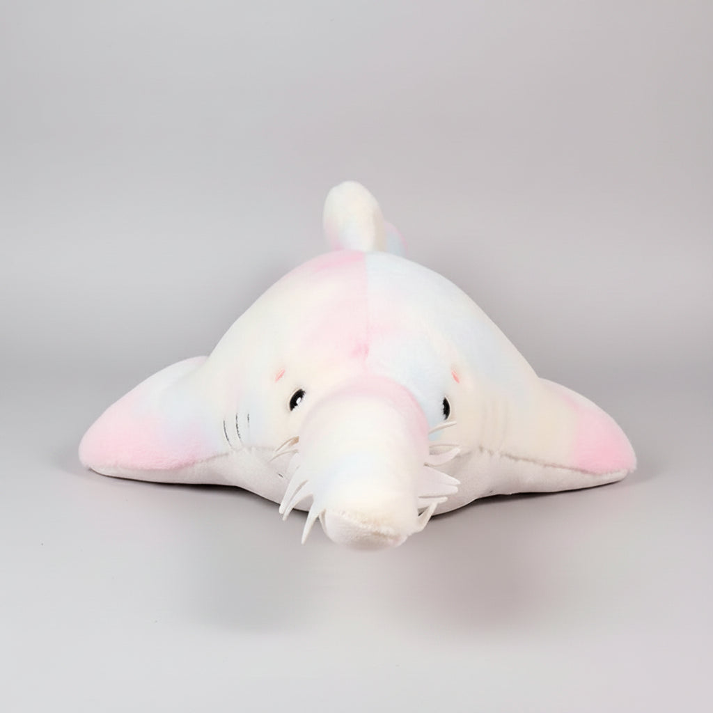 Giant Serrated Shark Plush Pillow – Soft Stuffed Shark Sofa Cushion in Blue, Gray & Colourful (55–140cm) Colourful