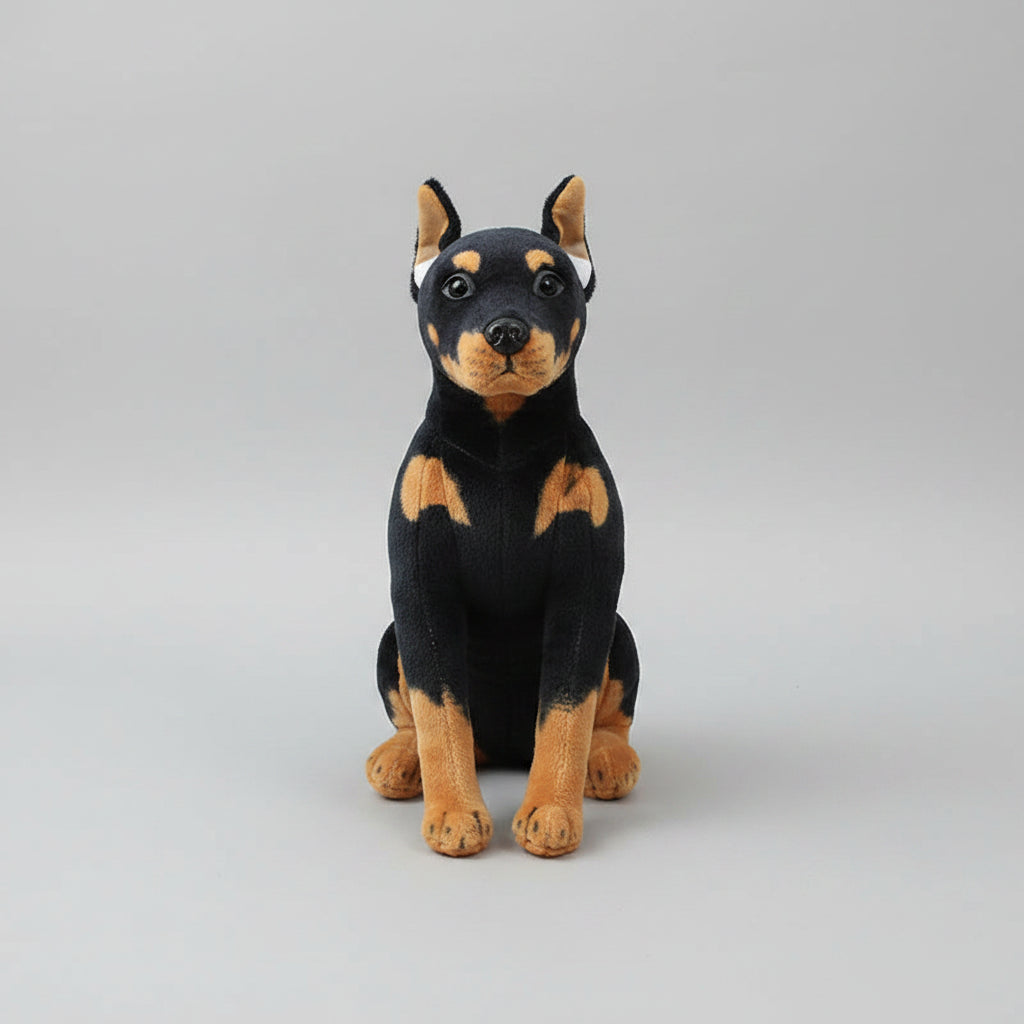 Realistic Collie Dog Plush Toy – Standing Border Collie Stuffed Animal C