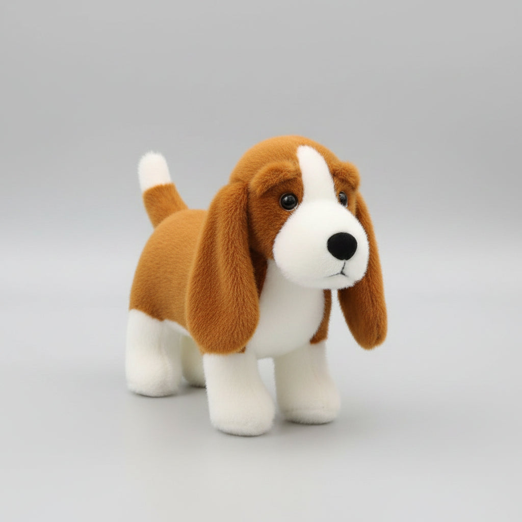 Standing Dachshund Plush Toy – Cute Lifelike Wiener Dog Stuffed Animal Style A 13.8" (35cm)