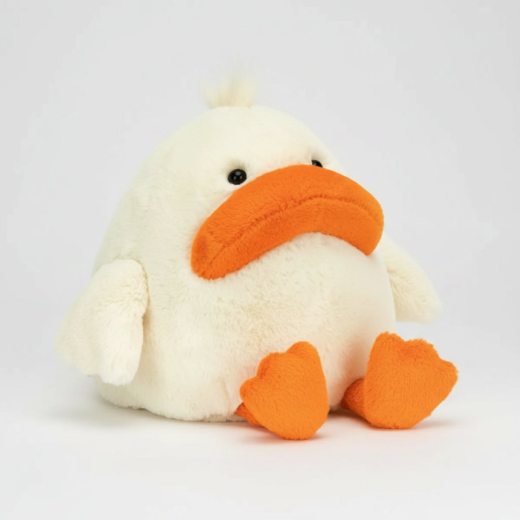 Kawaii Mini Animal Plush Toy – Soft Room Decor Doll Collection (Duck, Puppy, Owl, Bee) Lia Duck