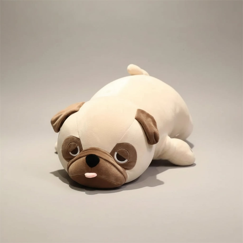 Cute Pug Dog Plush Toy – Kawaii Pug Stuffed Animal Pillow Dog