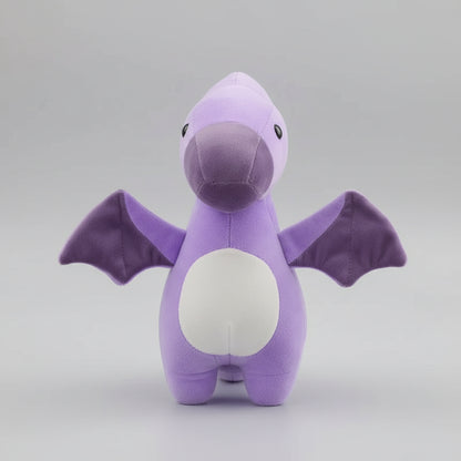 Kawaii Dinosaur Plush Toy – Soft Stuffed Triceratops & Tyrannosaurus Hug Doll (30 & 50cm) Purple