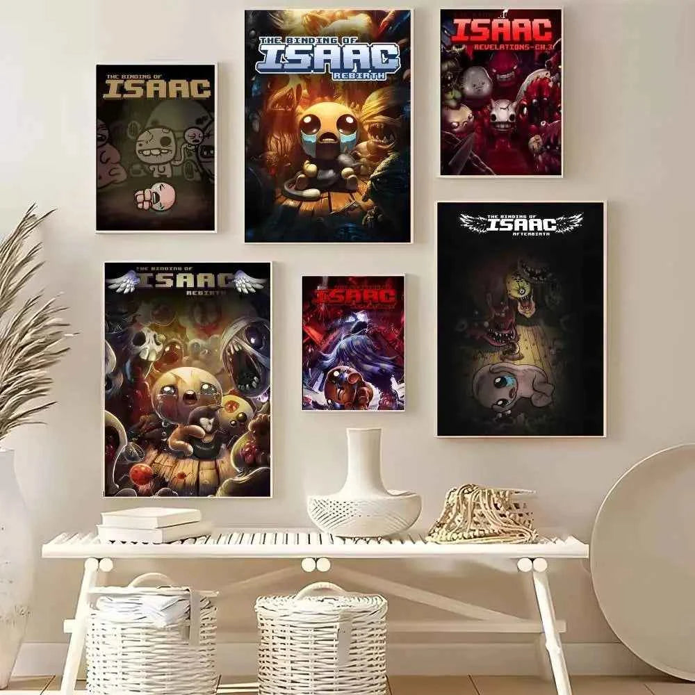 The Binding Of Isaac Poster - High Quality PVC Aesthetic Wall Decoration Painting