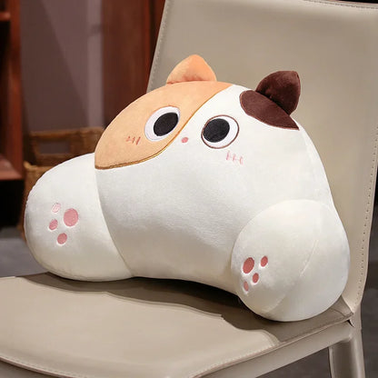 Thickened Cat Back Cushion Siamese Calico Cat Sofa Bed Home C 35x45cm (13.8"x17.7")