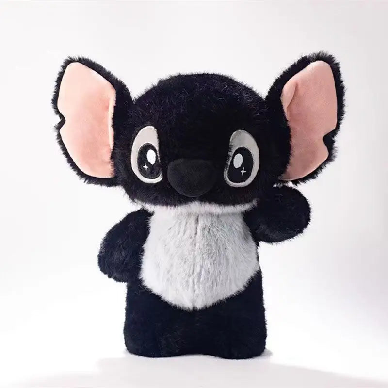 Black Space Creature Plush Doll – Soft Cartoon Sleep Companion Toy