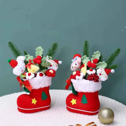 Sanrio Plush Bouquet (9.8 in) - My Melody/Kuromi/Cinnamoroll/KT Cat Christmas Gift