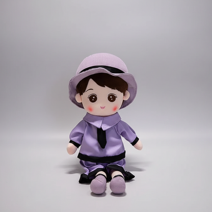 Kawaii Plush Girl Doll – Soft Stuffed Doll Toy for Kids and Decor