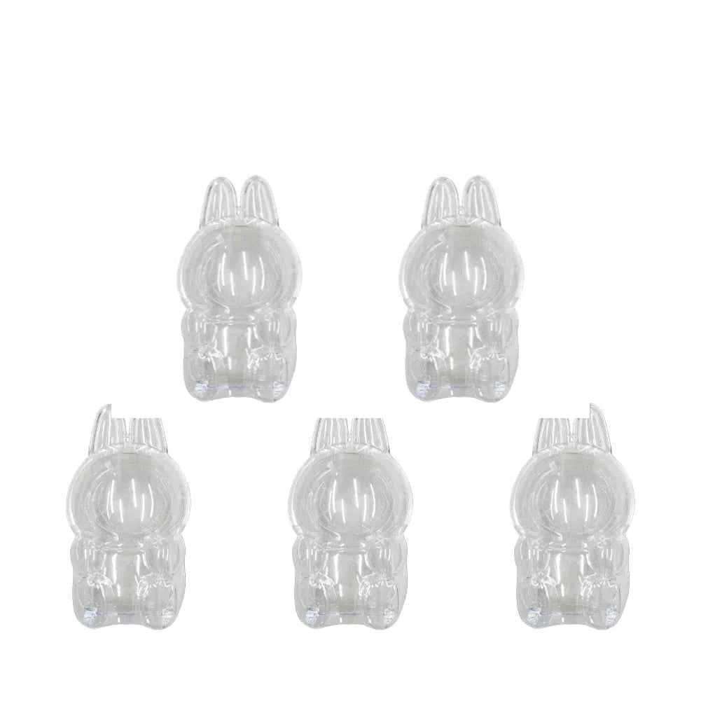 Labubu Protective Cover Labubu Protector Case Sitting Party Transparent Protective Shell Dust Cover Doll Transparent Cover