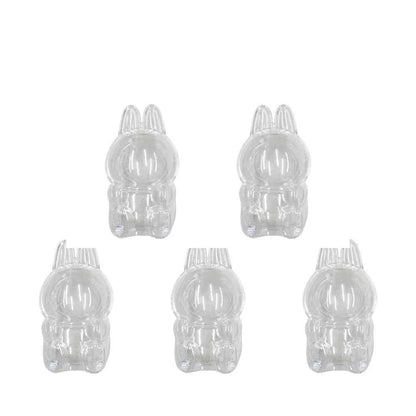Labubu Protective Cover Labubu Protector Case Sitting Party Transparent Protective Shell Dust Cover Doll Transparent Cover