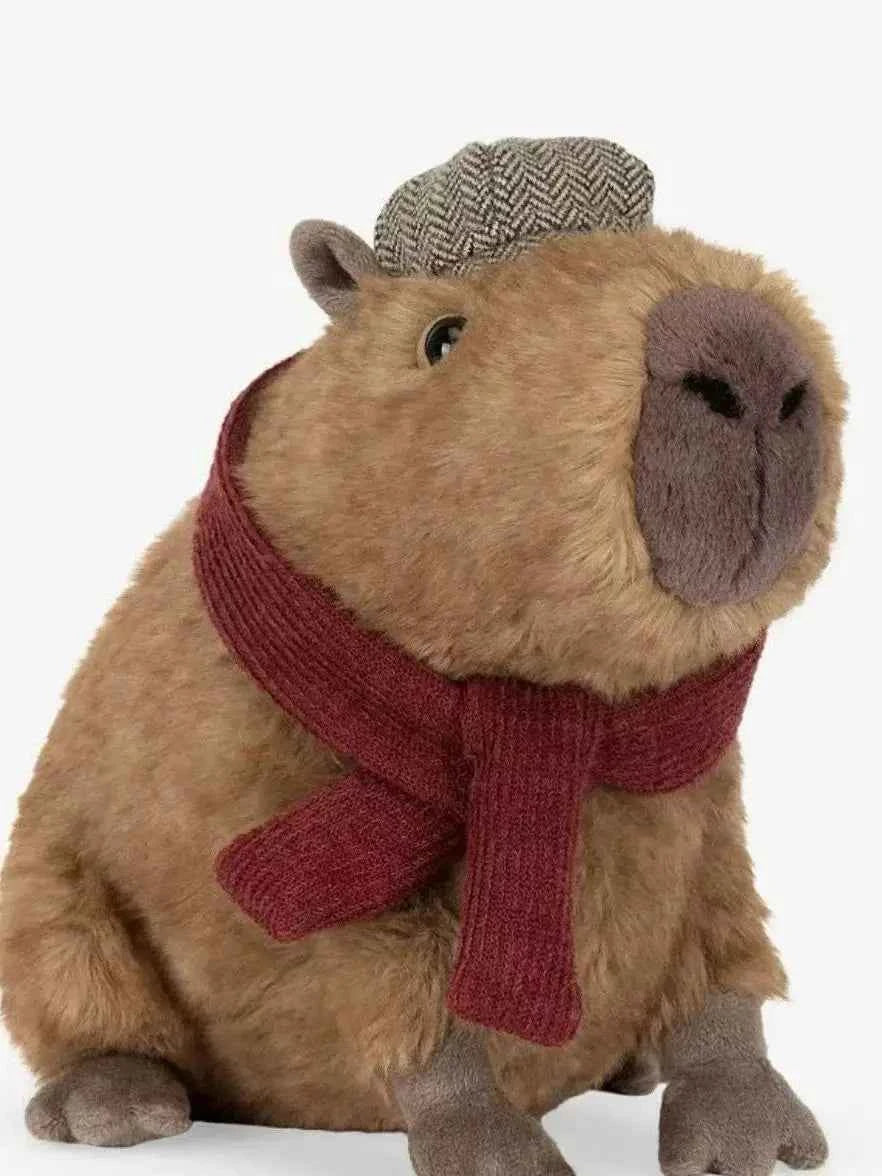 Realistic Capybara Plush Toy – Soft Lifelike Stuffed Animal Doll