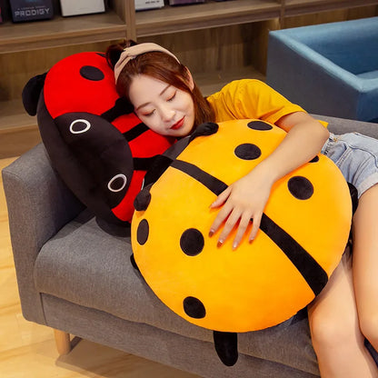 Cute Ladybug Plush Toy – Soft Ladybird Pillow Cushion