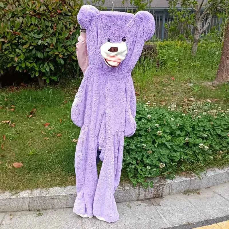 Giant Unstuffed Teddy Bear Plush Skin (39.4-102.4 in) - Empty Cover Shell Gift