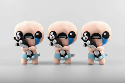 The Binding of Isaac Plush Toys (11.8 in) - Isaac & Black Cat Stuffed Animal Doll Gift Pink (3 pcs)
