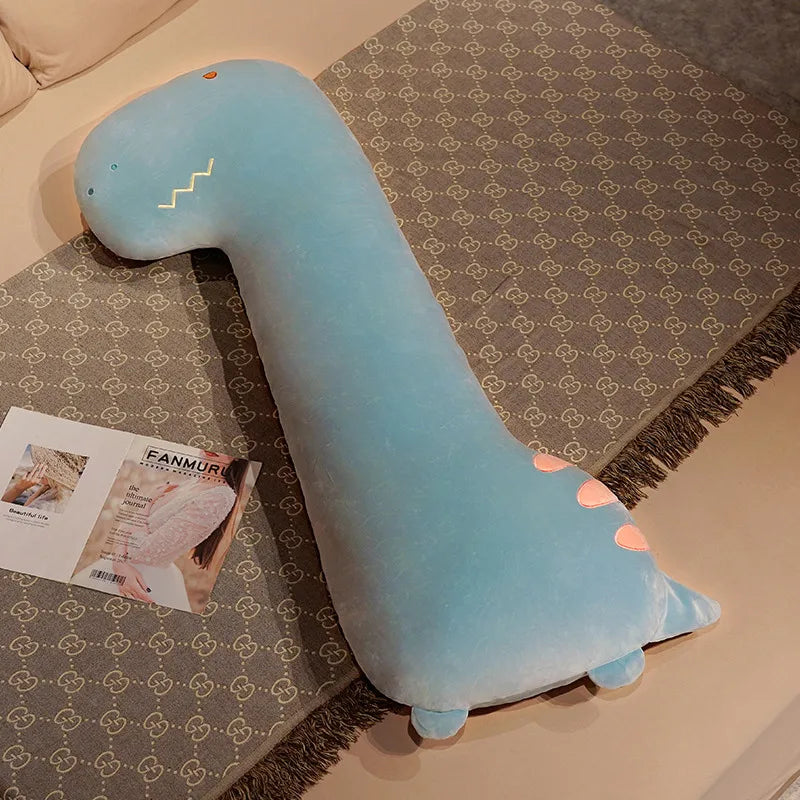 Giant Long Animal Plush Pillow – Fox, Dinosaur & Crocodile Body Pillow Dinosaur