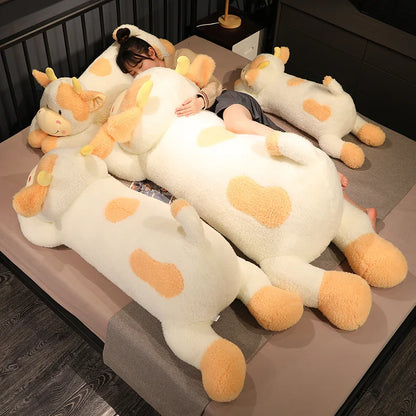Milk Cow Plush Pillow – 35.4" (90cm) Cartoon Stuffed Animal Doll