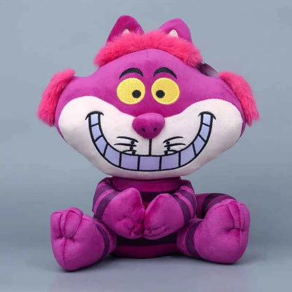 New Plush Stuffed Toy Cute Alice Wonderful Cat Cheshire Cat Kawaii Plush Doll Backpack Decoration Children's Birthday Gift