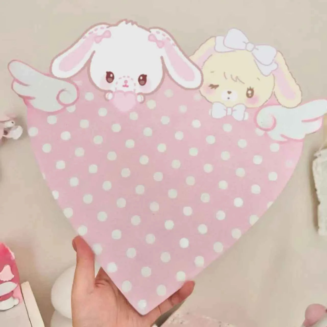 New Cute Cartoon Bunny Felt Decoration Cork Board Wall Wall 35x40cm China Mainland